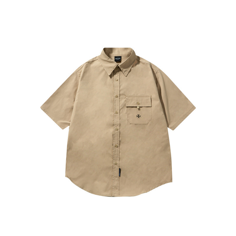 Loose workwear shirt for men
