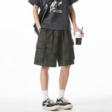 Camouflage workwear shorts for men