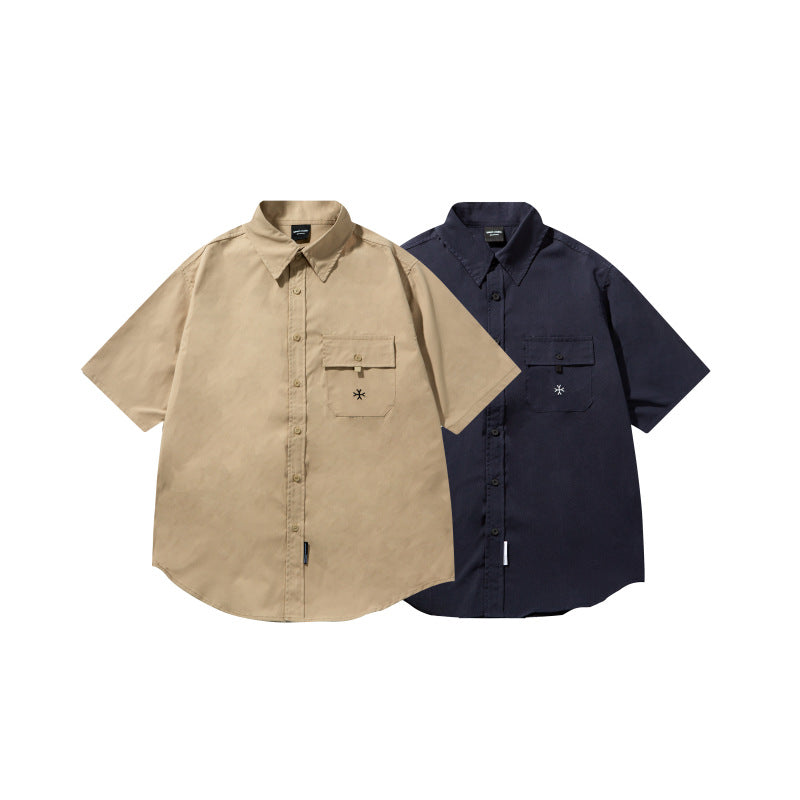 Loose workwear shirt for men