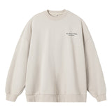 Printed round neck hoodie for men